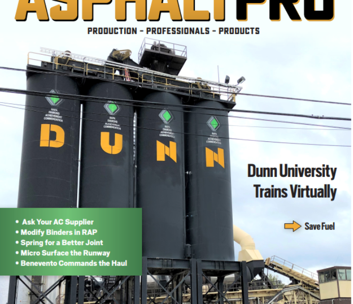 Cover Feature in AsphaltPro Magazine Cover Feature in AsphaltPro Magazine